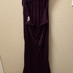 Elegant Purple Maxi Dress